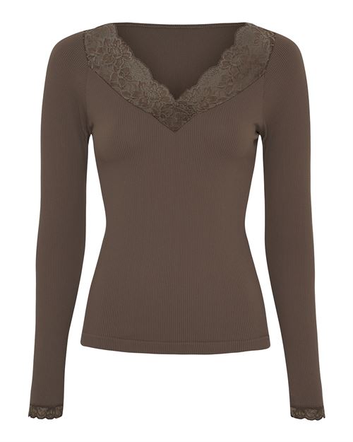 TIM OG SIMONSEN T-SHIRT, BELEN BLOUSE COSTINA, NOCE